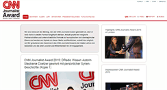 Desktop Screenshot of cnnjournalistaward.com